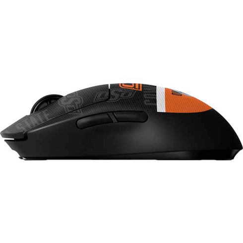 Oklahoma State University Split Jersey G Pro Wireless Gaming Mouse Skin